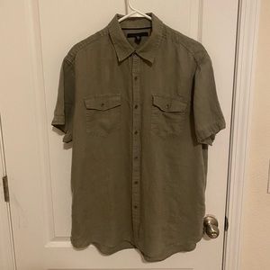 Kenneth Cole 100% linen button down